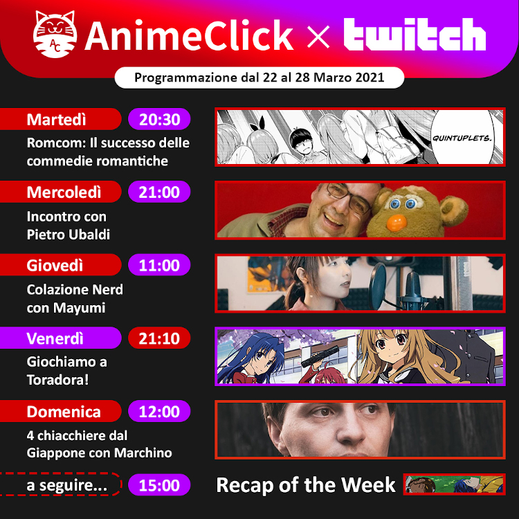 AnimeClick su Twitch